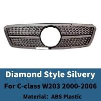 ราคา กระจังหน้าสำหรับรถแข่ง Mercedes Benz C Class W203 2000 2006 200K อุปกรณ์เสริมเสริมเสริมสำหรับรถเบนซ์รุ่น C (21722102764)