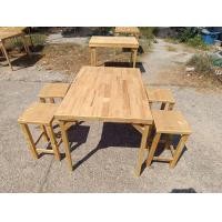 ราคา โต๊ะไม้พาเลท โต๊ะทานข้าว ชุดโต๊ะเปิดร้าน (21465681324)