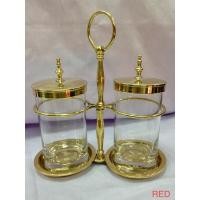 ราคา แก้วน้ำ พวงทองเหลือง ชุดพวงแก้วน้ำ สำหรับใส่แก้วน้ำ พวงแก้วทองเหลือง (21856227347)