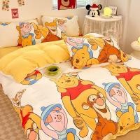 ราคา ชุดเครื่องนอนชุดเครื่องนอนชุดดิสนีย์ปลอกหมอนการ์ตูนปลอกหมอนปลอกผ้านวมรูปมิกกี้พูห์วินนี่ (21107567366)