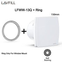 ราคา 4 5 6 100mm 120mm 150mm Designer Shower Ceiling Wall Bathroom Toilet Extractor Fan Axial Decorative Ventilation Exhaust Fan (20979506744)