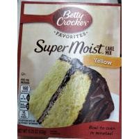 ราคา Sale Promotion ลองแล้วจะติดใจ Betty Crocker Supermoist Yellow Cake Mix แป้งทำขนมเค้ก 432กรัม ราคาถูกใจ (11496161890)