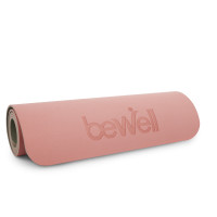 ราคา Bewell เสื่อโยคะ TPE กันลื่น รองรับน้ำหนักได้ดี เสื่อออกกำลังกาย หนา 6 mm ฟรีสายรัดเสื่อ (22942753400)