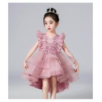 ราคา Gd3954 พร้อมส่งจากไทย ชุดออกงานเด็กหญิงสีชมพู ปักแต่งระบายสวยสุดน่ารัก ชุดราตรีเด็กทรงหน้าสั้น หลังยาวแบบเดรสหางปลา ชุดออกงานการแสดง (20363129492)