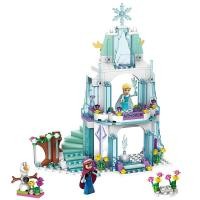 ราคา Jiegao JG301 เข้ากันได้กับบล็อกเลโก้สาวเจ้าหญิงน้ำแข็งและหิมะ Elsa Anna Castle Figure (22674256390)