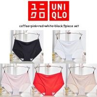 ราคา HOT Uniqlo เซต 5 ชิ้น กางเกงขาสั้น ผู้หญิง AIRism กางเกงในไร้รอยต่อ ความรู้สึกเย็น เป็นมิตรกับผิว 405 (21625412625)
