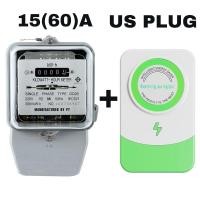 ราคา มิเตอร์ไฟฟ้า Electric meter electricity meter 2 phase power meter 15A 60 A Nationnine (22747785846)