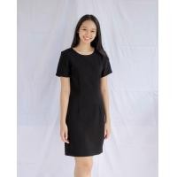 ราคา Basic Dress เดรสคอกลม ทรงสวย เรียบหรู ใส่ทำงานก็ได้ใส่เที่ยวก็สวย (4738394393)