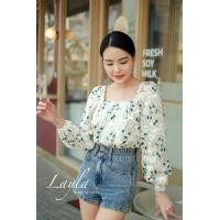 ราคา LAYLA งานตัดสวยๆมาแล้ววว เสื้อปักลายดอกเดซี่แบบจุกๆ ทรงน่ารักคอเหลี่ยมแขนยาวพอง CARDIGAN NISTA (22294945737)