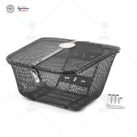 ราคา ตะกร้าหน้ามอเตอร์ไซค์ ตาข่าย เวฟรวมรุ่น แบบมีฝาเปิด ปิด สำหรับติดตั้งรุ่น เวฟ 110i เวฟ 125 เวฟ 100s เวฟ 100 110 เก่า (22295827847)