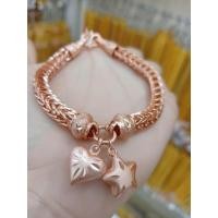 ราคา สร้อยข้อมือนาค3บาทจี้หัวใจดาว (16659431740)