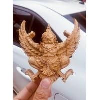 ราคา ไม้แกะสลัก พญาครุฑ ไม้สัก งาน DIY ขนาด 12x12 ซม (14388643619)