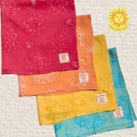 ราคา ผ้าโพกผม ผ้าเช็ดหน้า มัดย้อม ปั๊มเทียน Marymonet (22706594380)