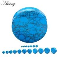 ราคา Alisouy 2pcs Stone Ear Plugs and Tunnels Ear Piercings Earring Gauges Piercing Ear Stretcher Plugs Oreille Body Piercing Jewelry (22844321649)