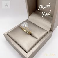 ราคา แหวนเพชรกระจุกเรียงรูปดอกไม้ล้อมเพชร สวยหวาน ขนาดฟรีไซต์ (22382235004)