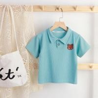 ราคา TONALเสื้อผ้าเด็กผู้ชาย เด็กแขนสั้นเสื้อยืดคอปกด้านนอกสวมเสื้อโปโลหล่อเสื้อโปโลหลวมคอตุ๊กตาคอวิทยาลัยลมสีแดง (21435972599)