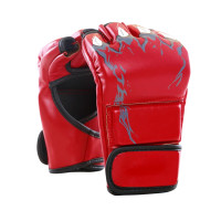 ราคา นวมชกมวย นวมซ้อมมวย นวมต่อยมวย ถุงมือซ้อมมวย MMA แบบครึ่งนิ้ว (22769937962)