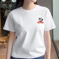 ราคา Closet Crush เสื้อยืดคอกลมแขนสั้น สกรีนลายการ์ตูนด้านหน้า สีขาว สีเทา สีกากี สีชมพู สีฟ้า (22931472244)