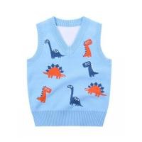 ราคา เสื้อกั๊กไหมพรมเด็กพร้อมส่งงานนิ่ม อุ่น (17018677493)