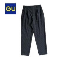 ราคา กางเกงทำงาน Gu มือสองสภาพดี ลายตารางสีเทา เอว 28 31 สพ 40 42 (21037586687)
