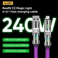 ราคา Realfit ไฟมหัศจรรย์ C2 4 In 1โทรศัพท์มือถือสายชาร์จสำหรับและคอมพิวเตอร์ (22905908861)