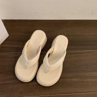 ราคา รองเท้าแตะลําลอง พื้นหนา พื้นลาดเอียง เหมาะกับเดินชายหาด แฟชั่นสําหรับผู้หญิง (20729519319)