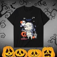 ราคา พร้อมส่ง 2024 HALLOWEEN มัมมี่ พิมพ์ลายฟักทองฮาโลวีน เหมาะกับปาร์ตี้ฮาโลวีน เสื้อฮาโลวีน 09S 5XL (22898622646)