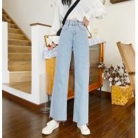 ราคา กางเกงยีนส์ขายาว กางเกงขายาวทรงกระบอกเล็ก ผ้านิ่ม กางเกงยีนส์เอวสูง คุณภาพเกินราคา พร้อมส่งในไทย (22175454519)