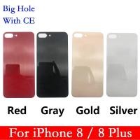 ราคา ฝาหลังรูขนาดใหญ่สำหรับ iPhone 8 8 Plus อะไหล่ตัวเรือนกระจกด้านหลัง (20792914353)