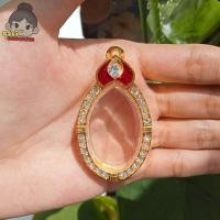 ราคา กรอบพระ กรอบพระชุบทอง ใส่หลวงพ่อศิลา มีห่วงและยางรองแถมให้พร้อมใส่ (22395497187)