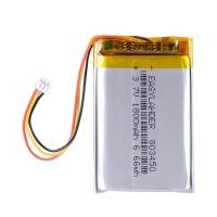 ราคา 3 7V 1800mAh Lithium Polymer LiPo Rechargeable JST 1 25mm 3pin connector For MP3 DVD PAD camera GPS laptop 803450 (22367508752)