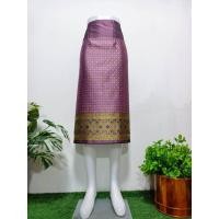 ราคา ผ้าถุงสำเร็จแบบป้ายตะขอ ไหมสั้น 04 ผ้าถุงสำเร็จ ผ้าไหมสำเร็จ (20223695427)