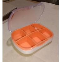 ราคา ตลับยา ตลับใส่ยา กล่องใส่ยาแบบพกพา กล่องยา กล่องยาสามัญ กล่องใส่ยา ตลับใส่ยาแบบพกพา กันน้ำ 6ช่อง (21908811032)