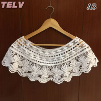 ราคา TELV ผ้าคลุมไหล่ถักสำหรับผู้หญิงสำหรับงานแต่งงานชุดราตรีเจ้าสาวผ้าลูกไม้ผ้าคลุมไหล่ลูกไม้ผ้าคลุมไหล่ดอกทานตะวันผ้าคลุมไหล่ผ้าคลุมปอนโช (22537412741)