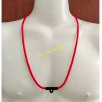 ราคา สร้อยคอเชือกร่มนอก สีแดง ถักปลาย1ห่วง เส้นขนาด 4 มิล 1 ห่วง งานแฮนเมด งานละเอียดฝีมือปราณีต (16069149200)