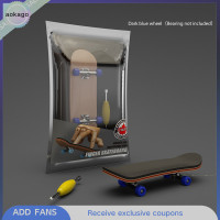 ราคา Aokago ลายนิ้วมือสเก็ตบอร์ดไม้ Fingerboard ของเล่นมืออาชีพ mcdof Finger skate set (21689600941)
