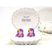 ราคา Wawa baby ต่างหูหนีบ นางเงือก ตัวน้อย เงือกน้อย มีหลายสี ต่างหู หนีบ ต่างหู เด็ก Clip on earring แถมยางรองกันเจ็บให้ทุกคู่ (21242730577)