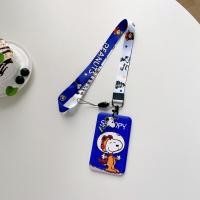 ราคา สายคล้องบัตร ที่ใส่บัตรพนักงาน สายคล้องบัตรพนักงาน ลายการ์ตูน งานอย่างดี สายคล้องคอ Snoopy Card Holder (22617270279)