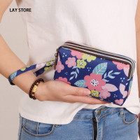 ราคา DALEE กระเป๋าสตางค์ลายดอกไม้กระเป๋าสตางค์ผ้ากันน้ำพิมพ์ลายผ้าธรรมดาโทรศัพท์กระเป๋าเครื่องสำอางกระเป๋ากระเป๋าดอกไม้สำหรับเหรียญกระเป๋าผู้หญิง (22095330934)