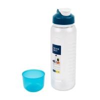 ราคา กระบอกน้ำ แบบวางตั้ง ขวดน้ำพลาสติก BPA Free แอนติแบคทีเรีย ความจุ 1 2 ลิตร Super Lock รุ่น 5229 (20712562209)