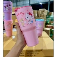 ราคา แก้วน้ำ ลายการ์ตูน SANRIO ขนาด 750 Ml แบบ พลาสติก Food grade ขนาด 9 2 10 19 ซม (22683809262)
