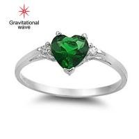 ราคา แหวนคลื่นความโน้มถ่วงของผู้หญิงแหวนที่แวววาวเพชรสังเคราะห์ฝังอารมณ์เรขาคณิตสดใสความวาวเครื่องประดับแฟชั่นแหวนสัญญามรกตรูปหัวใจสำหรับแฟนสาว (20151534308)
