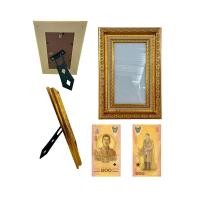 ราคา กรอบใส่แบงค์ กรอบรูปเปล่า กรอบรูปธนบัตร 100 บาท (22920614182)