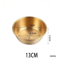 ราคา SZX ชามเกาหลีมีหูจับ ถ้วยมักกอลลี ชามเกาหลีสแตนเลส ชามเกาหลีสีทอง ชามมักกอลลี ถ้วยชามเกาหลี (21804505463)