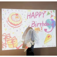 ราคา พร้อมส่งในไทย โปรเจคเตอร์วันเกิด ครบรอบ ไฟถ่ายรูป Birthday projector วันเกิด โปรเจคเตอร์จิ๋ว โปรเจคเตอร์ถ่ายรูป JJ888Shop (21275060684)