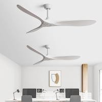ราคา Ceiling Fan พัดลมเพดานใบไม้พลาสติก ABS แบบสวิตช์ผนัง 42 52 60 นิ้ว มอเตอร์ระบบ DC (21526789489)