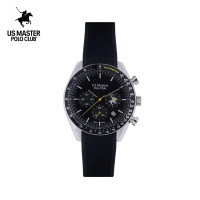 ราคา นาฬิกาข้อมือ US Master Polo Club รุ่น GT HYPER SPEED USM DC10 ขนาดตัวเรือน 42 มม สาย Silicone สีดำ ตัวเรือน Stainless Steel สีเงิน (22537146366)