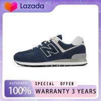 ราคา ของแท้ 100 NEW BALANCE NB 574 Dark blue ML574EVN Sports Shoes (22682897089)