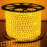 ราคา ไฟเส้น LED Strip 60led 1m ไฟสายยางท่อแบน 5050 HS 100 เมตร แถมฟรี ปลั๊กหัวจ่าย 5ตัว (19428981039)
