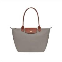 ราคา LONGCHAMP Le Pliage 28 Long Handle Large Capacity Fabric Tote Bag Tote Bag Shopping Bag Dumpling กระเป๋าสะพายไหล่ Medium Womens Black 1899 2605 (22793432257)